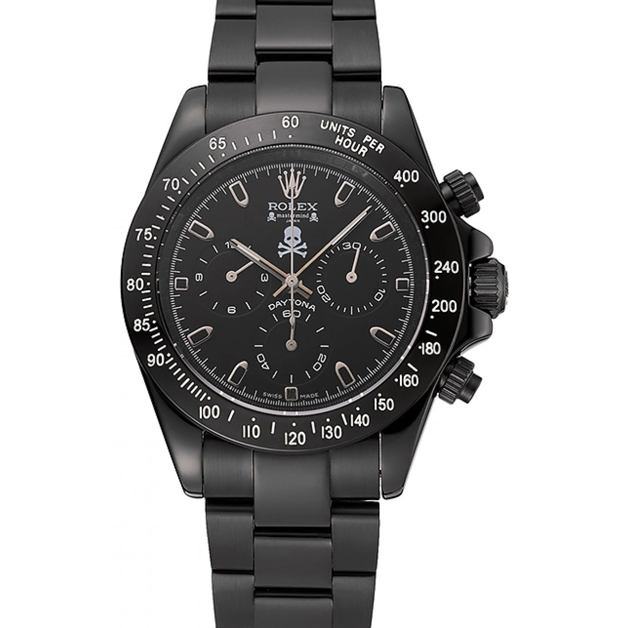 Aaa replica watch Black Japan Rolex Mastermind Daytona 1454023 0723